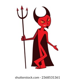 halloween character devil illustration isolated