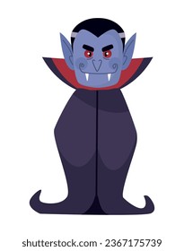 halloween character dracula illustration isolated