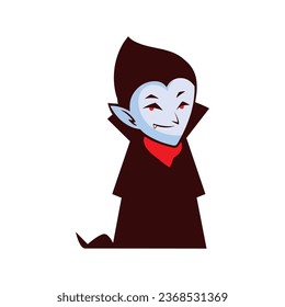 halloween character dracula illustration isolated