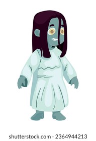 carácter de halloween icono aislado de fantasma