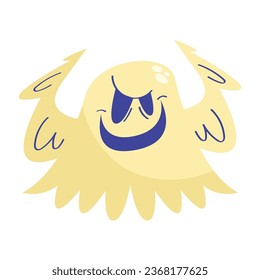 halloween character ghost vector isolated