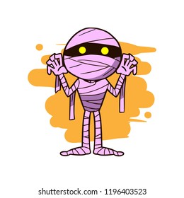 Halloween Character Hand Drawn Illustration