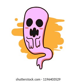Halloween Character Hand Drawn Illustration