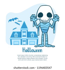 Halloween Character Hand Drawn Illustration