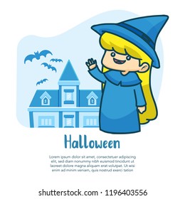 Halloween Character Hand Drawn Illustration