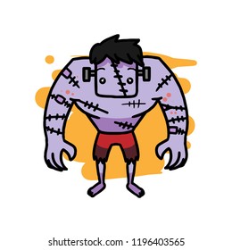Halloween Character Hand Drawn Illustration