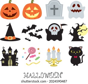 Halloween character icon illustration cute