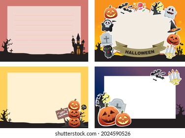 Halloween character icon illustration cute