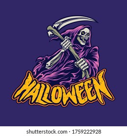 halloween  character illustration design vector