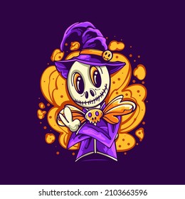 Halloween Character Illustration for your business or merchandise