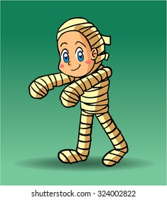 Halloween character mummy