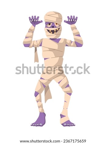 halloween character mummy illustration isolated Foto d'archivio © 