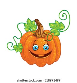 Halloween character pumpkin