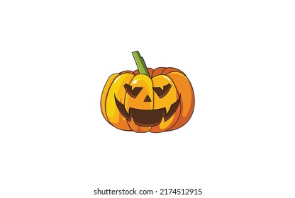 Halloween Character scary pumpkins Vector