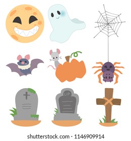 Halloween character set
