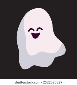 Tipos de personajes de Halloween. Fantasma, dibujos de calabaza.