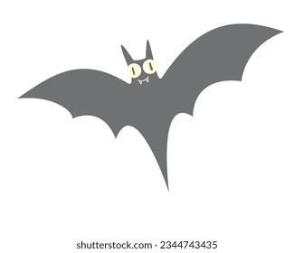 halloween character vampire bat, dracula, colors comic personage