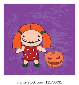 Halloween character. Vector illustration.