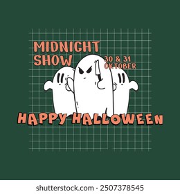halloween character vector social media post, banner and fglyer