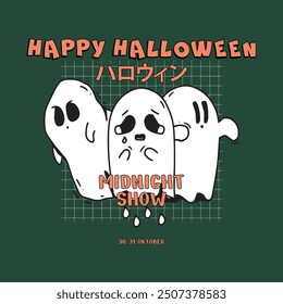 halloween character vector social media post, banner and fglyer