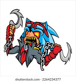 halloween character in vector style