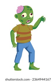 halloween character zombie isolated icon