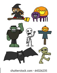Halloween characters