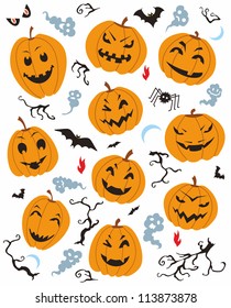 Halloween Characters Set