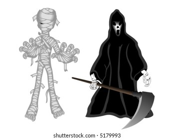 Halloween Characters - Vector