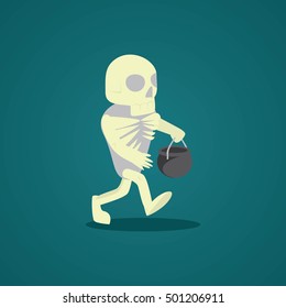 Halloween characters . Halloween vector illustration.