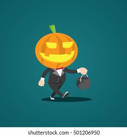 Halloween characters . Halloween vector illustration.