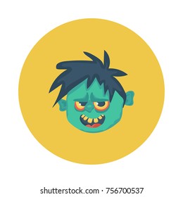  Halloween circle flat