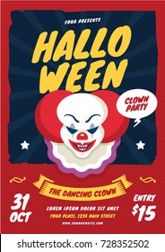 Halloween Clown Poster