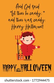 Halloween cobwebs graves hand drawn lettering text holiday vector illustration on white background for design drawings, letters, banners, greeting cards, child
