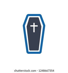 Halloween Coffin Icon