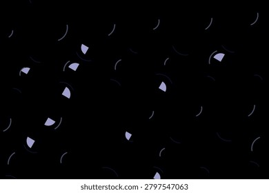 Halloween cold specter stock-ready backdrop combining radial offset gradient and tiled crescent arc pattern