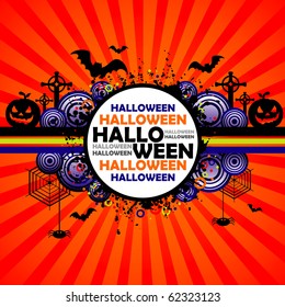 Halloween colorful background.