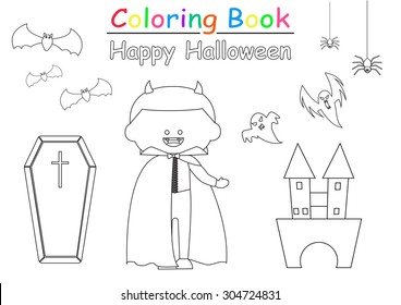 Halloween coloring book