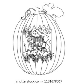 halloween coloring page