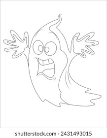 halloween coloring page for kids