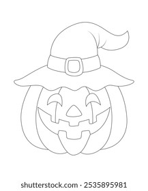 Halloween coloring page for kids