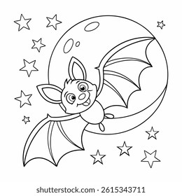 halloween coloring page for kids - printable