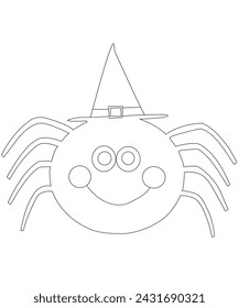 halloween coloring page for lovely kids