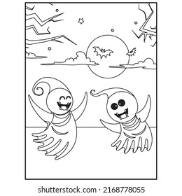 Halloween coloring pages for kids
