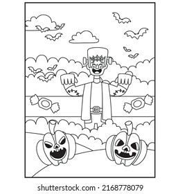 Halloween coloring pages for kids