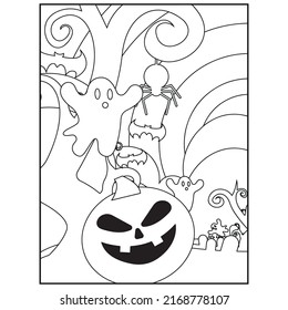 Halloween coloring pages for kids