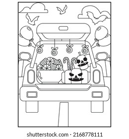 Halloween coloring pages for kids