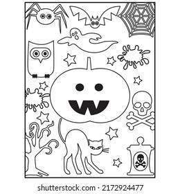 Halloween Coloring Pages For Kids