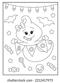 Halloween coloring pages for kids