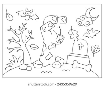 Halloween coloring pages for kids